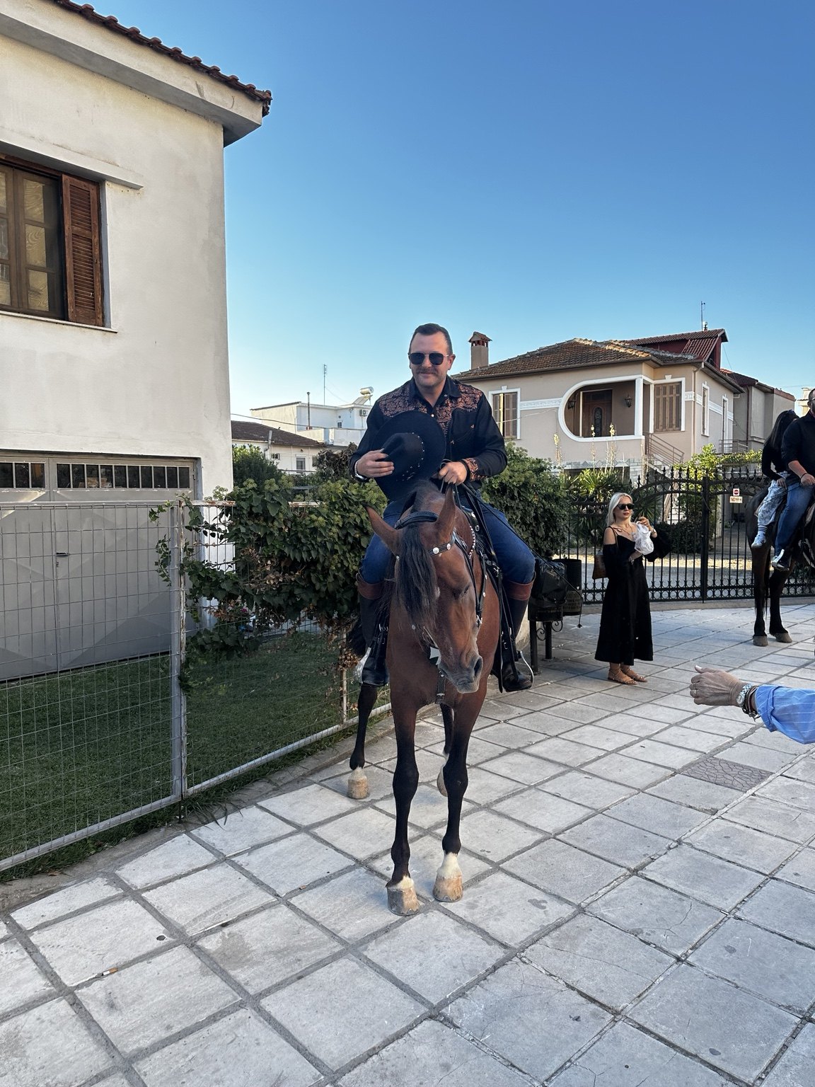 Ιππέας στο παραδοσιακό μέρος των Κουλακιώτικων