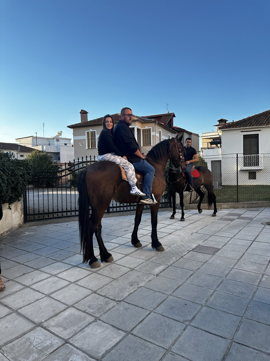 Ιππείς στη Χαλάστρα κατά τις εκδηλώσεις